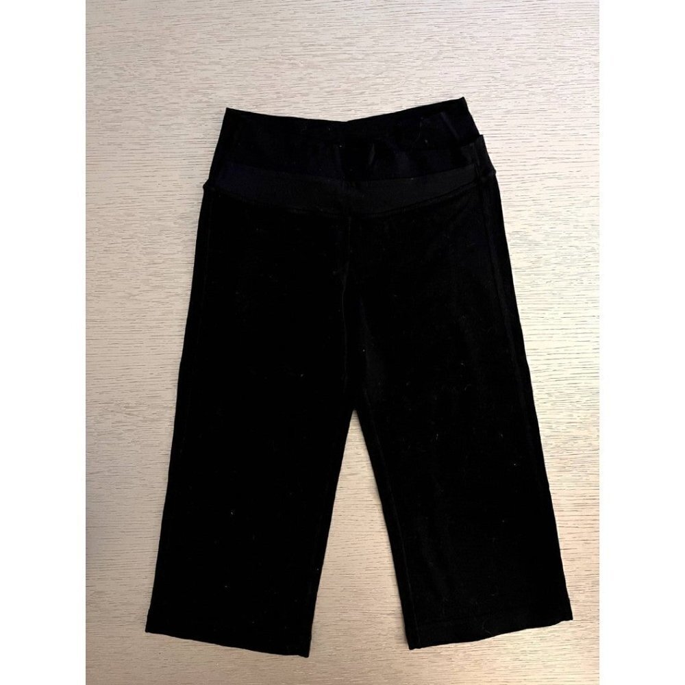 Lululemon Black Cropped Leggings Brand New Size 2 Women's Gym Yoga Inseam 15